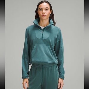 Lululemon Brushed Softstreme Ribbed Half Zip